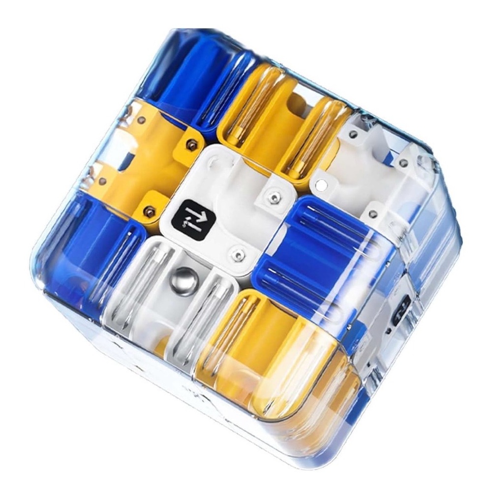 Large Labyrinth 3D Puzzles Maze Cube (Blue)